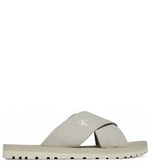 Klapki Calvin Klein Jeans szare męskie 