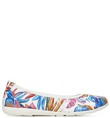 Baleriny Caprice białe damskie 