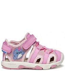 Sandały Geox różowe dziecięce 