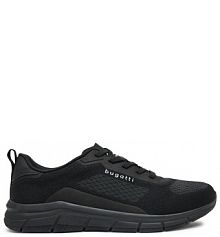 Sneakersy Bugatti czarne męskie 
