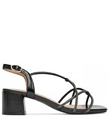 Sandały na słupku Clara Barson czarne 