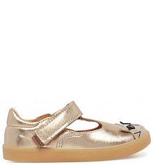 Półbuty Mrugała złote dziecięce 