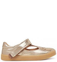 Półbuty Mrugała złote dziecięce 