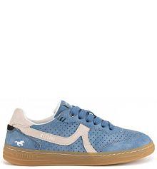 Sneakersy Mustang niebieskie damskie 