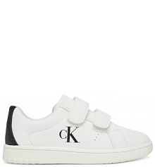 Sneakersy Calvin Klein Jeans białe dziecięce 