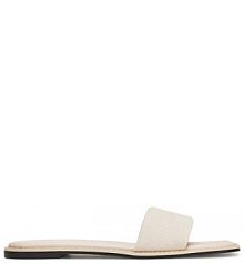 Klapki Calvin Klein écru damskie 