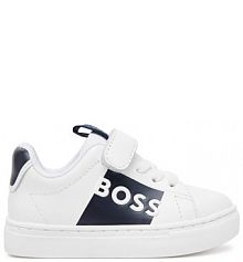Sneakersy BOSS białe dziecięce 