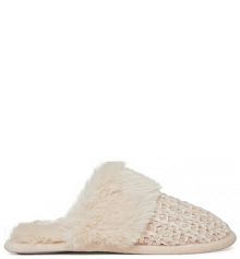 Kapcie DeeZee beżowe damskie 