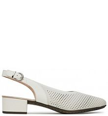 Sandały na słupku Rieker białe 