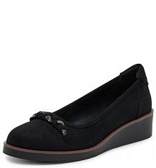 Baleriny Clara Barson czarne damskie 