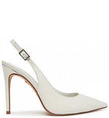 Sandały na szpilce Aldo białe 