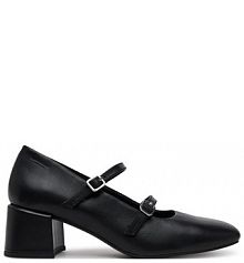 Półbuty na obcasie Vagabond Shoemakers czarne damskie 