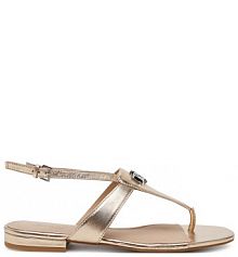 Sandały LAUREN RALPH LAUREN złote damskie 