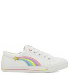 Sneakersy Nelli Blu białe dziecięce 