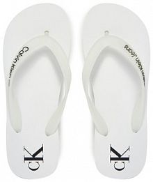 Japonki Calvin Klein Jeans białe damskie 