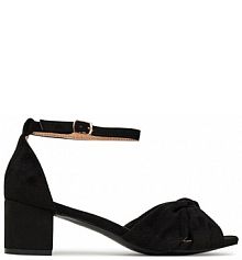 Sandały na słupku DeeZee czarne 