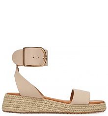 Espadryle DeeZee beżowe damskie 