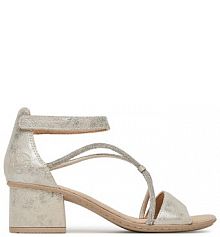 Sandały na słupku Rieker czarne 