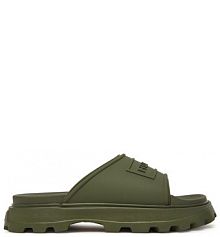 Klapki Hunter zielone damskie 