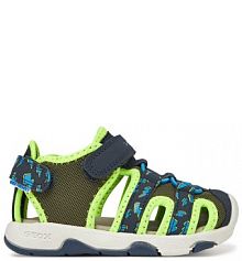 Sandały Geox khaki dziecięce 