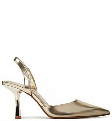 Sandały na szpilce Aldo złote 