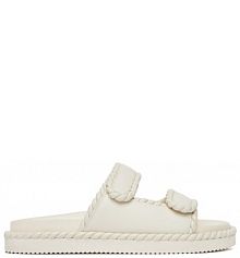 Klapki Badura białe damskie 