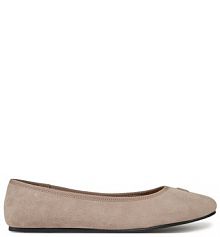 Baleriny Tommy Hilfiger beżowe damskie 