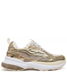 Sneakersy Emporio Armani złote damskie 