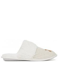 Kapcie DeeZee białe damskie 