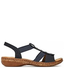 Sandały Rieker granatowe damskie 