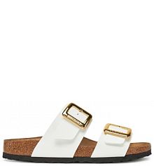 Klapki Birkenstock białe damskie 