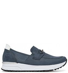 Półbuty Rieker granatowe damskie 