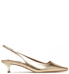 Sandały na szpilce Steve Madden złote 