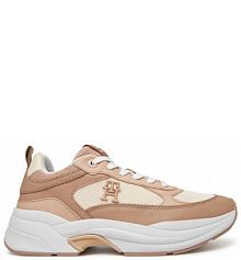 Sneakersy Tommy Hilfiger beżowe damskie 