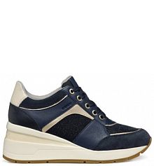 Sneakersy Geox granatowe damskie 