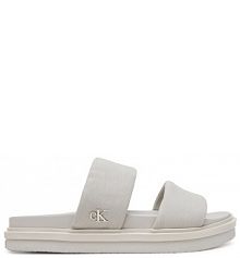 Klapki Calvin Klein Jeans szare męskie 