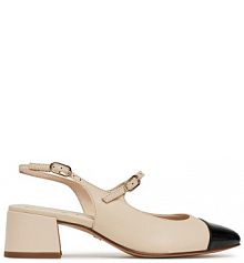 Sandały na słupku Tamaris beżowe 