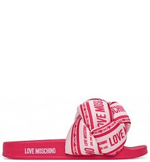 Klapki LOVE MOSCHINO różowe damskie 