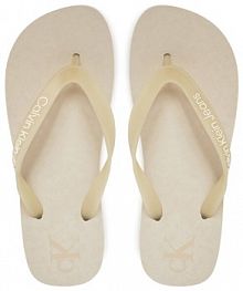 Japonki Calvin Klein Jeans écru damskie 