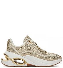 Sneakersy MICHAEL Michael Kors écru damskie 