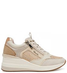 Sneakersy Tamaris beżowe damskie 