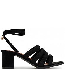 Sandały na słupku DeeZee czarne 