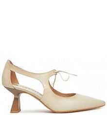 Czółenka Hispanitas beżowe