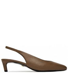 Sandały na słupku GINO ROSSI brązowe 