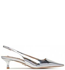 Sandały na szpilce Steve Madden srebrne 