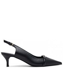 Sandały na szpilce Furla czarne 