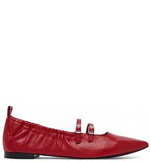 Baleriny Tamaris czerwone damskie 