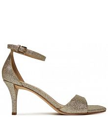 Sandały na szpilce MICHAEL Michael Kors złote 