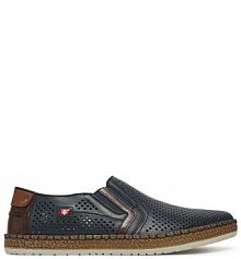 Półbuty Rieker granatowe męskie 