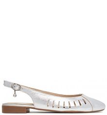 Sandały Lasocki srebrne damskie 